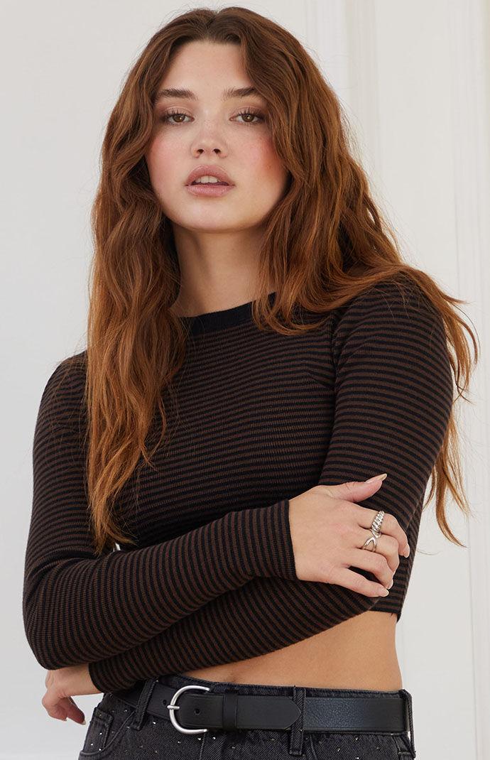 Women's Mirah Striped Long Sleeve Sweater - Product Image