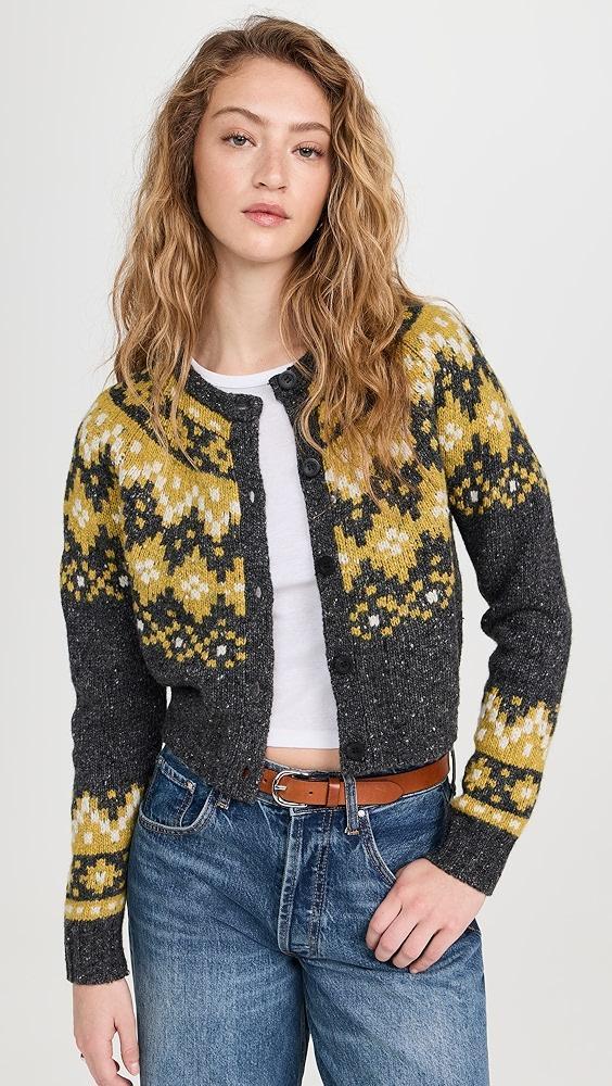 Stateside Fair Isle Cropped Cardigan | Shopbop Product Image