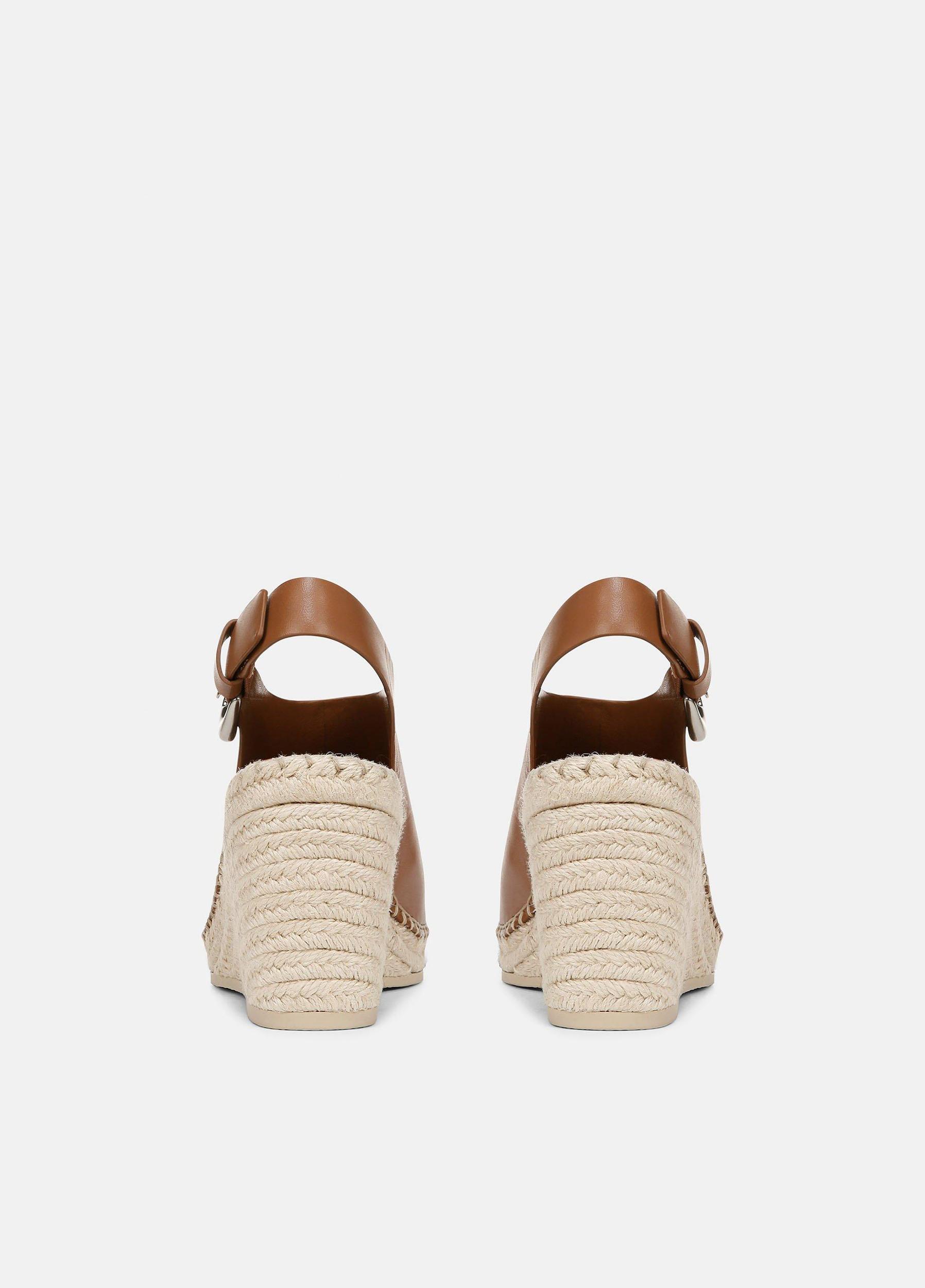 Gabriela Leather Wedge Espadrille Sandal Product Image