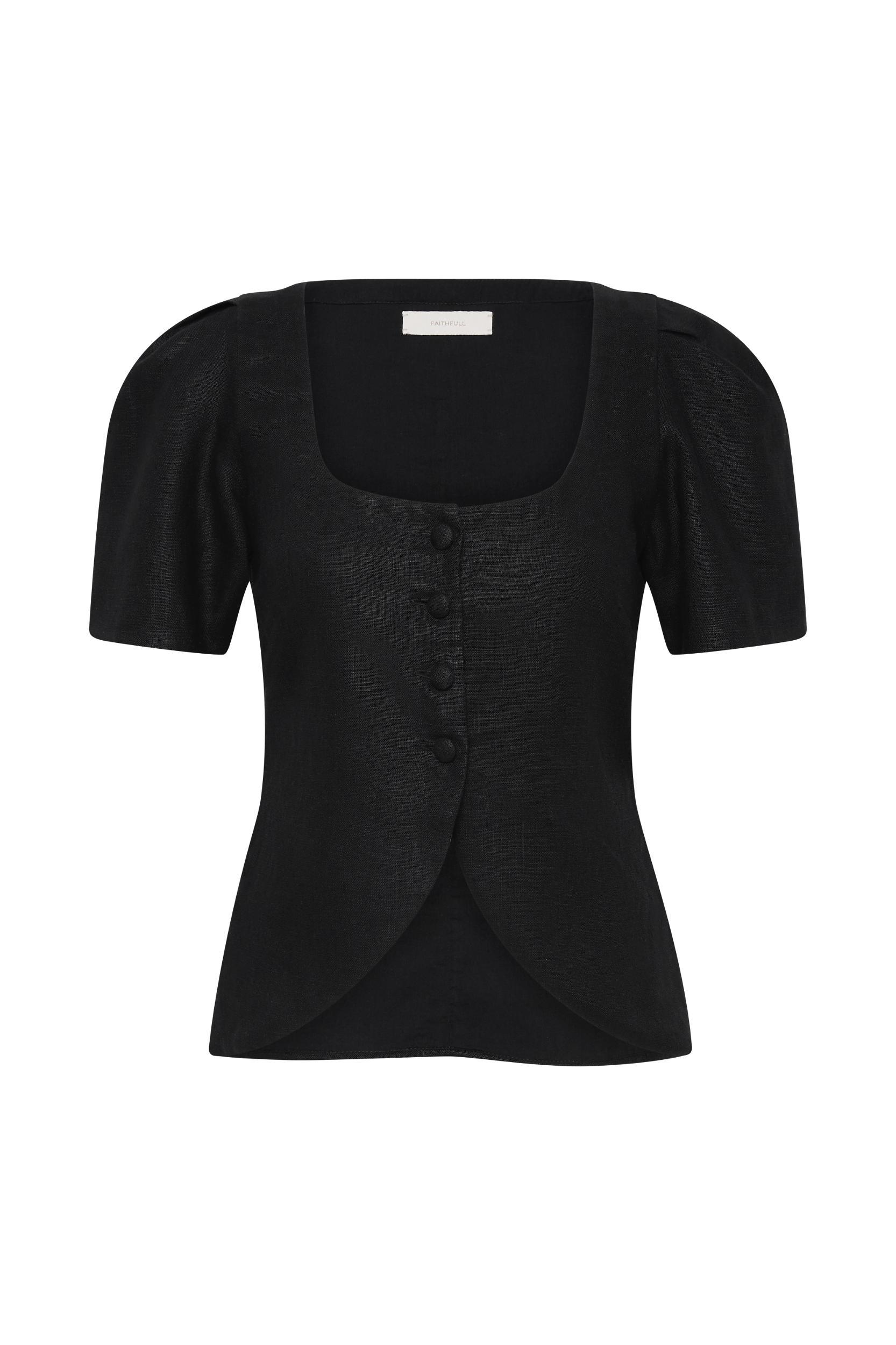 Emma Vest Black - Final Sale Product Image