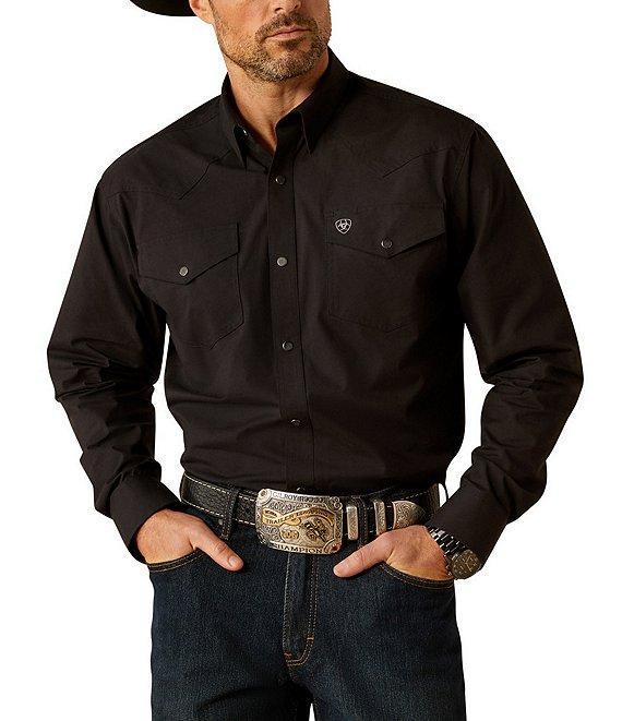 Ariat Classic Fit Relentless Pursuit Long Sleeve Solid Performance Shirt Product Image