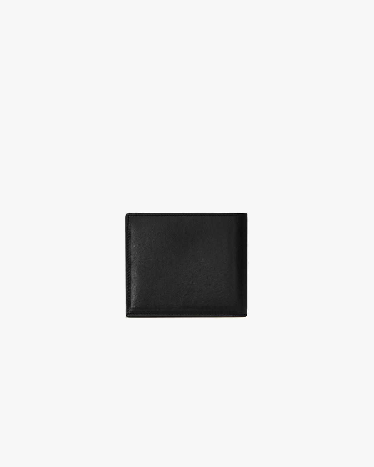 TINY CASSANDRE East/West wallet with coin purse in shiny leather | Saint Laurent | YSL.com Product Image
