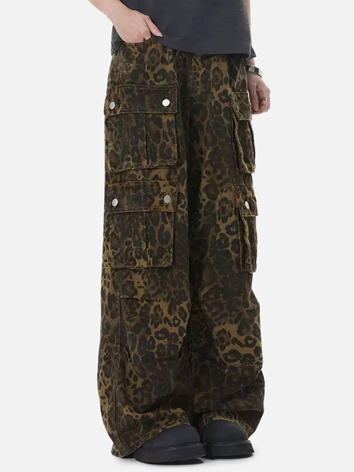 Aelfric Eden Leopard Print Cargo Pants Product Image