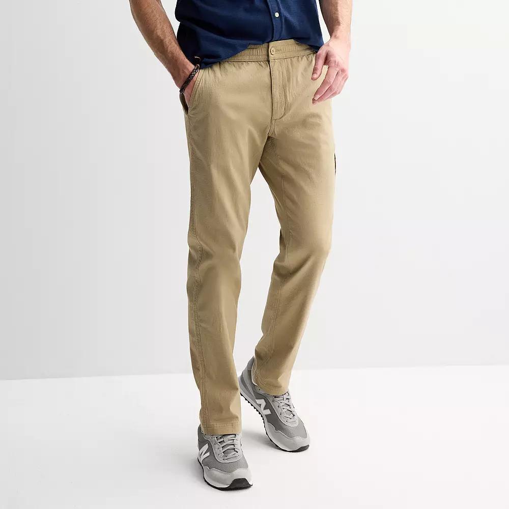 Mens Sonoma Goods For Life Side-Zip Ripstop Pants Kagan Green Product Image