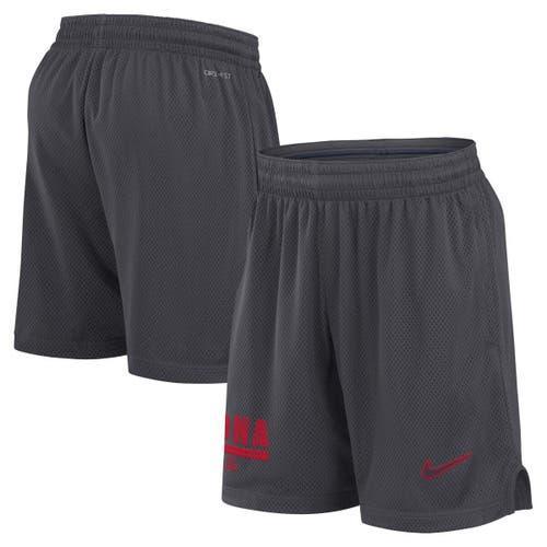 Men's Nike Anthracite Duke Blue Devils 2024 Sideline Mesh Shorts, Size: XL, Grey Product Image
