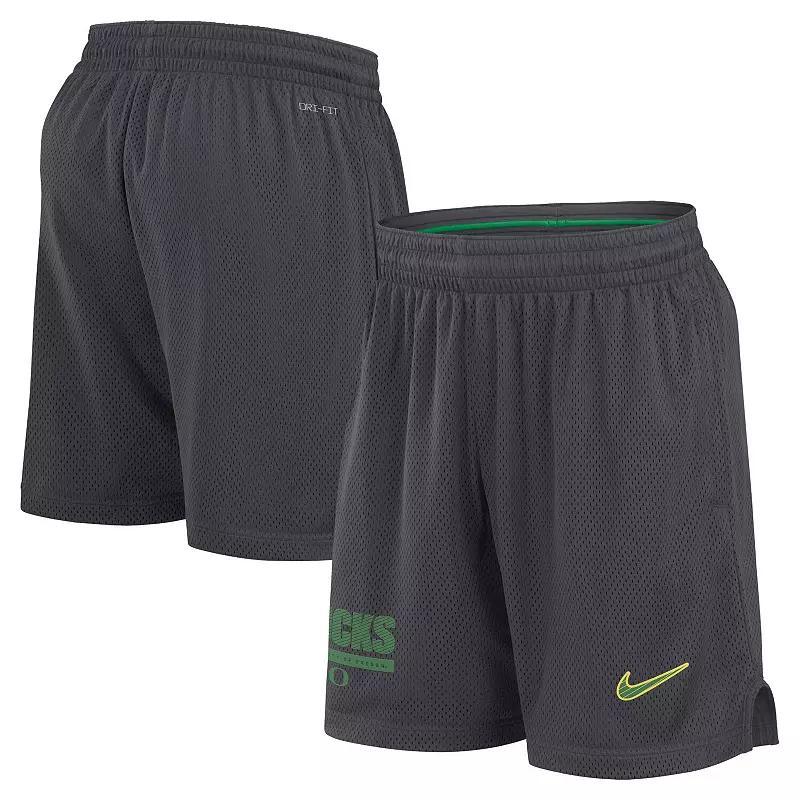 Men's Nike Anthracite Florida State Seminoles 2024 Sideline Mesh Shorts, Size: Medium, Grey Product Image