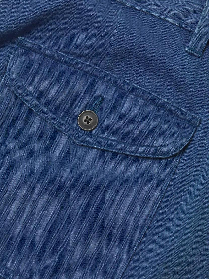 Herringbone Flat Front Shorts Product Image