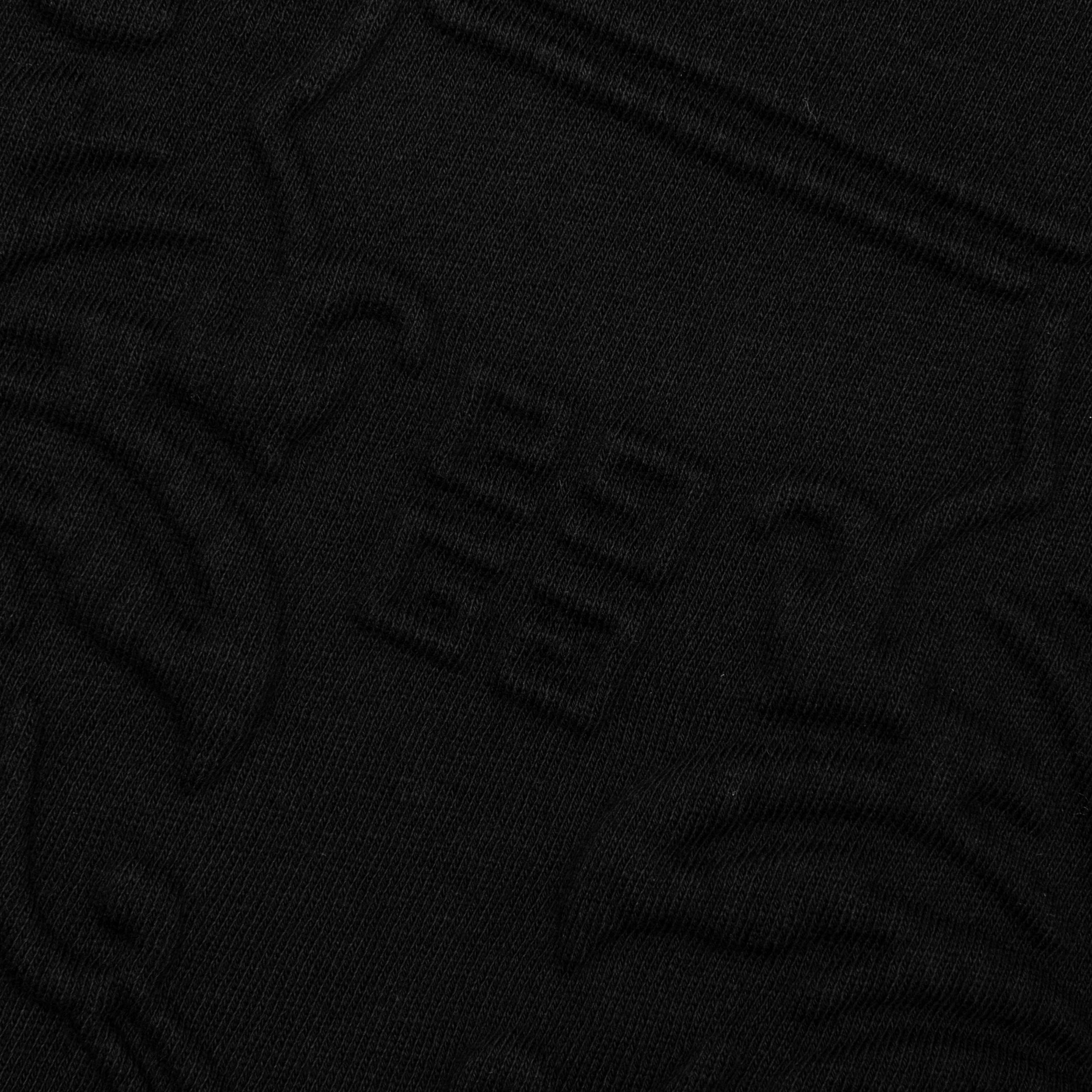 Baroque Embossing Hoodie - Black Male Product Image