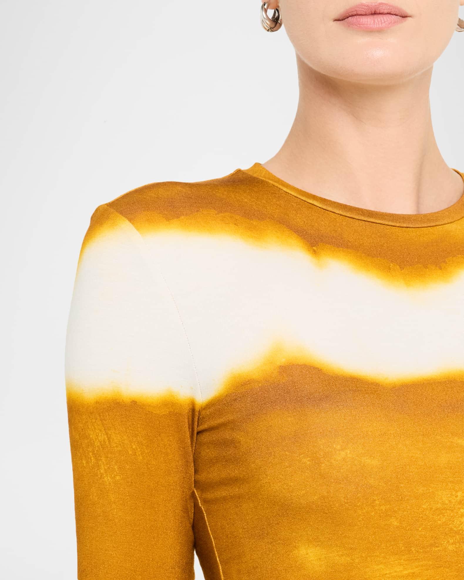 Painted Stripe Long Sleeve Jersey Top Product Image