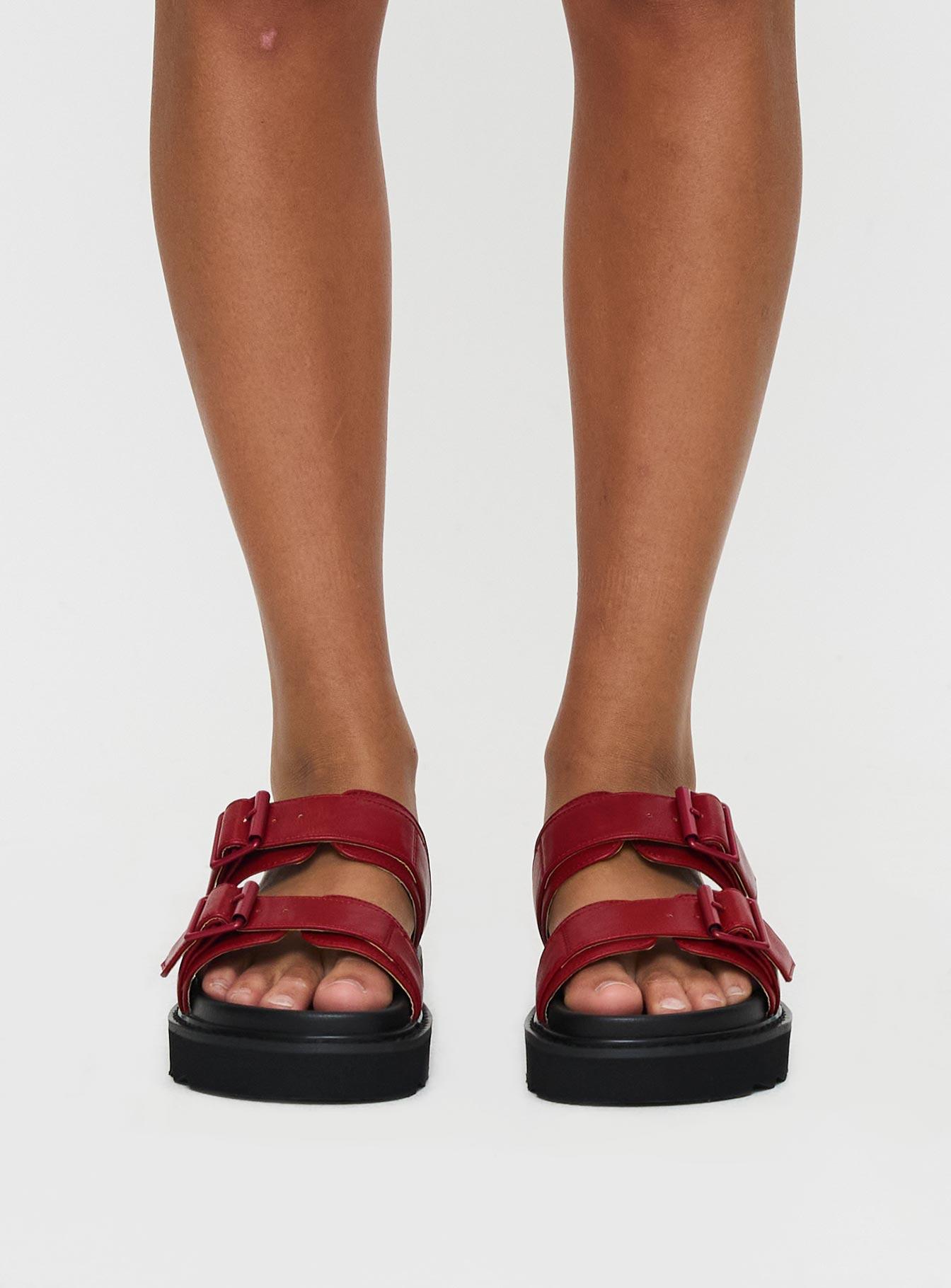 Ma Belle Sandals Cherry Product Image