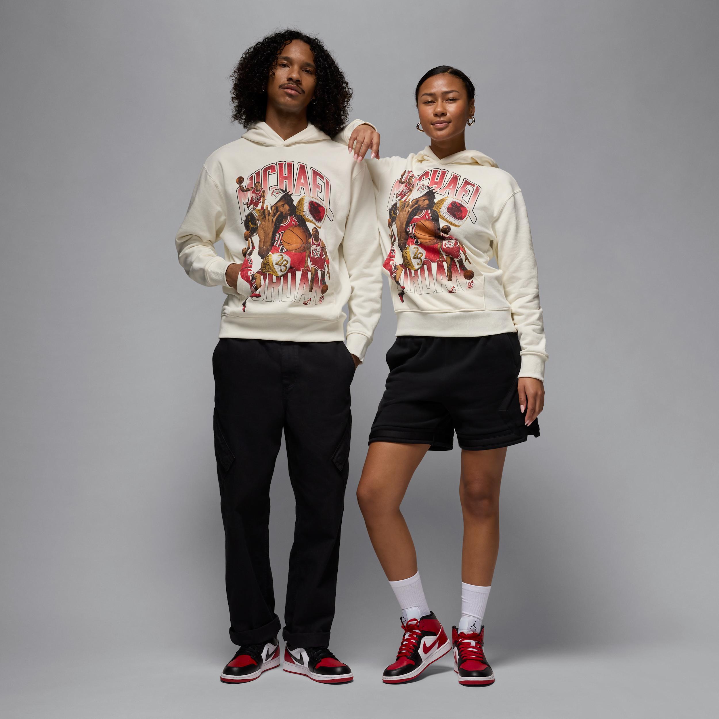 Men's Jordan Flight Fleece Graphic Pullover Hoodie Product Image