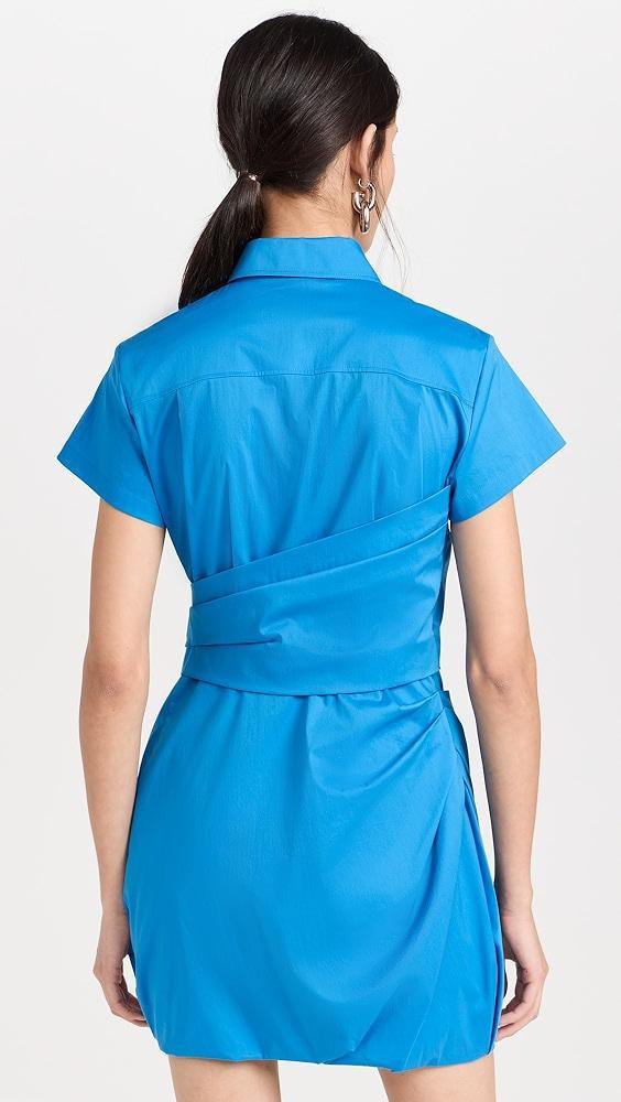 Juun. J Twisted Wrap Dress | Shopbop Product Image