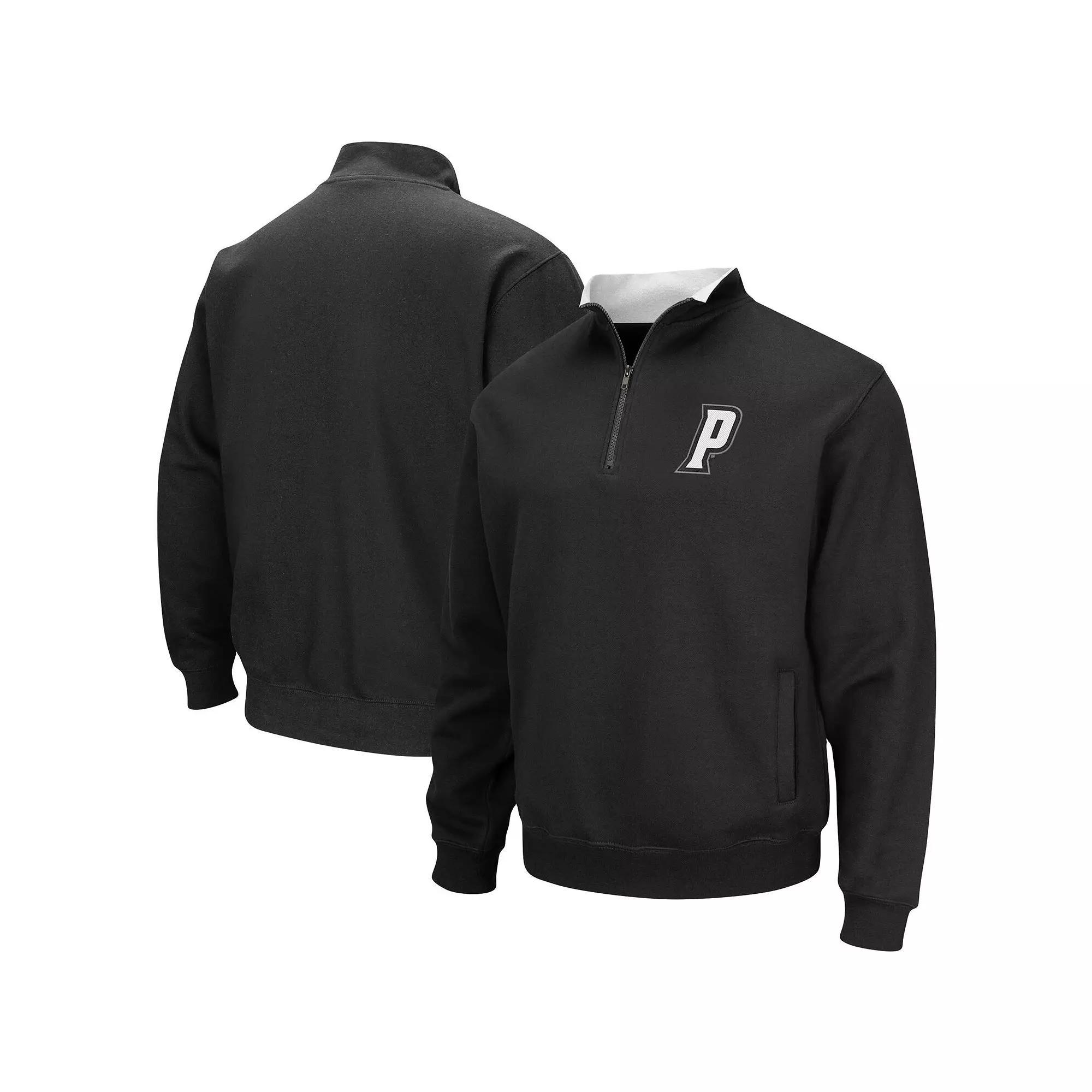 Men's Colosseum Royal Delaware Fightin' Blue Hens Tortugas Logo Quarter-Zip Pullover Jacket, Size: 2XL Product Image