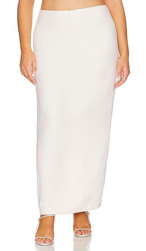 L'ACADEMIE By Marianna Katia Maxi Skirt In Ivory Product Image