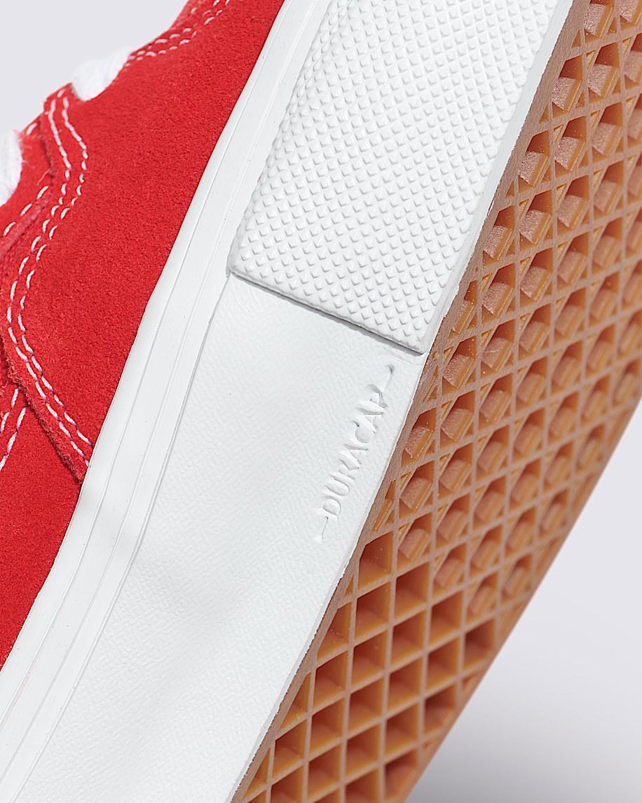 Skate Half Cab Shoe in Red| Vans US Product Image