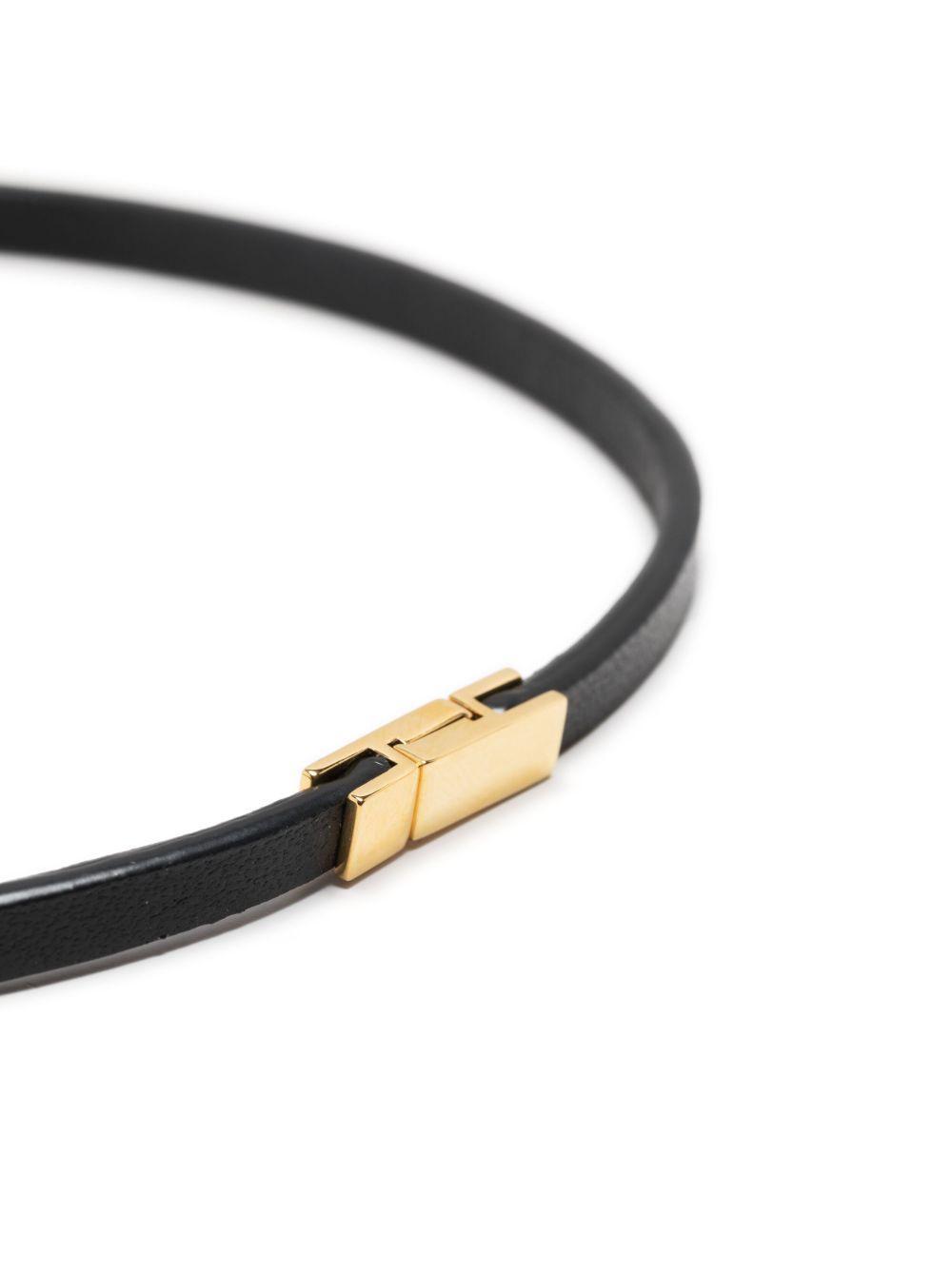 double-wrap leather bracelet Product Image
