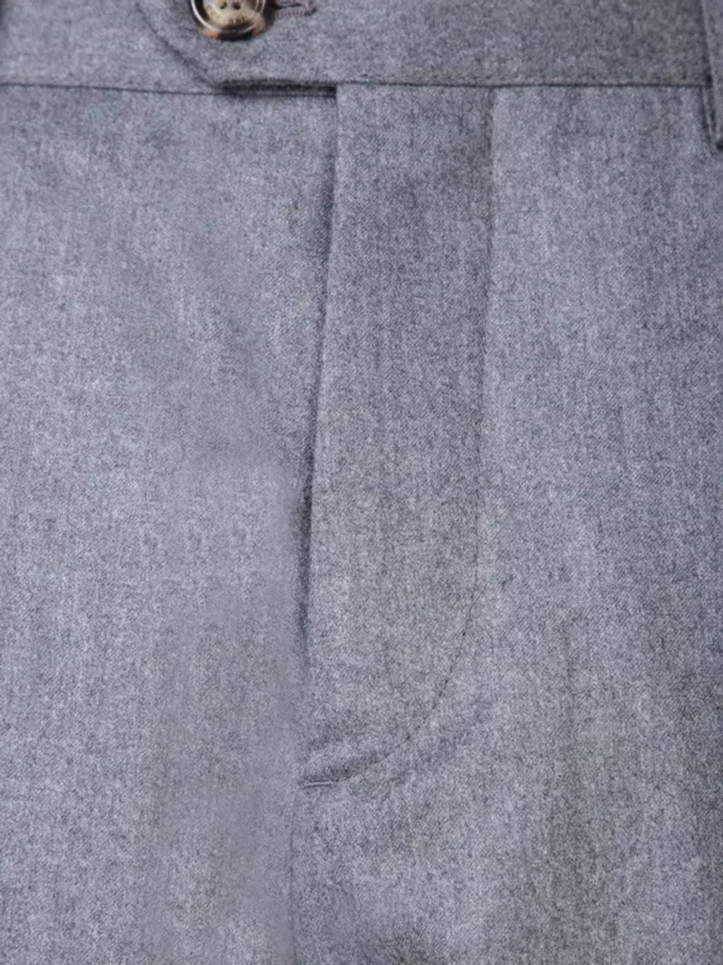 BRUNELLO CUCINELLI Trousers In Gray Product Image