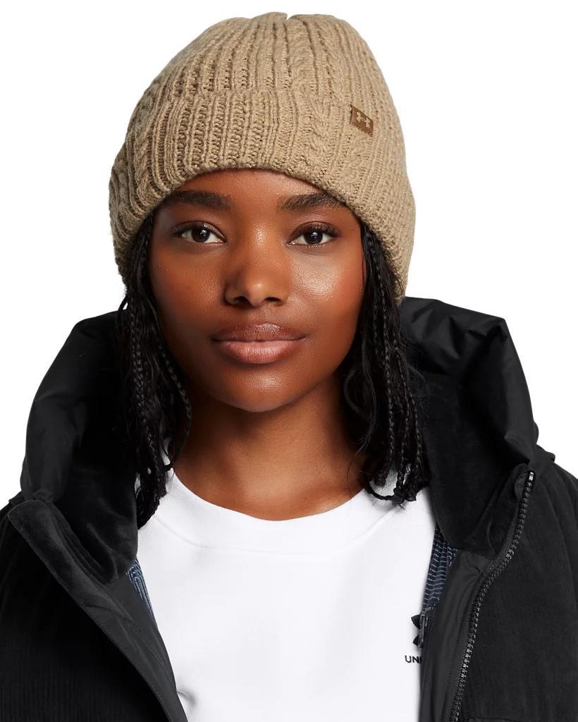 Women's UA Halftime Cable Knit Beanie Product Image