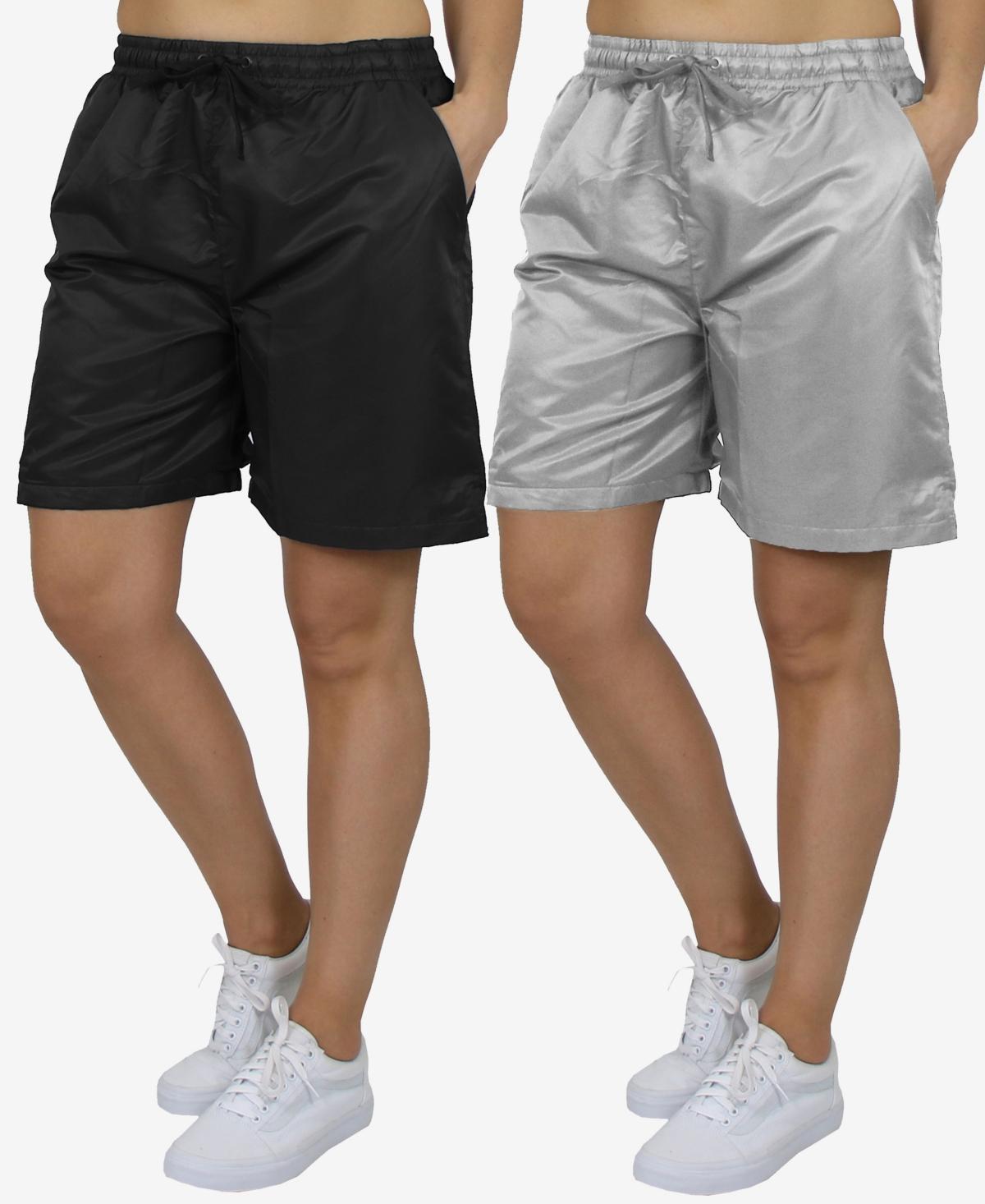 Galaxy By Harvic Womens Active Workout Training Shorts - Pack of 2 Product Image
