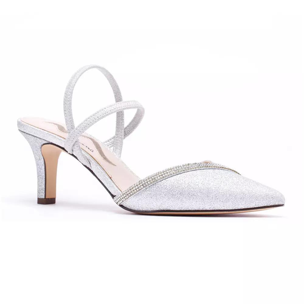 N by Nina Beckie Women's Heels, Size: 8.5, Silver Product Image