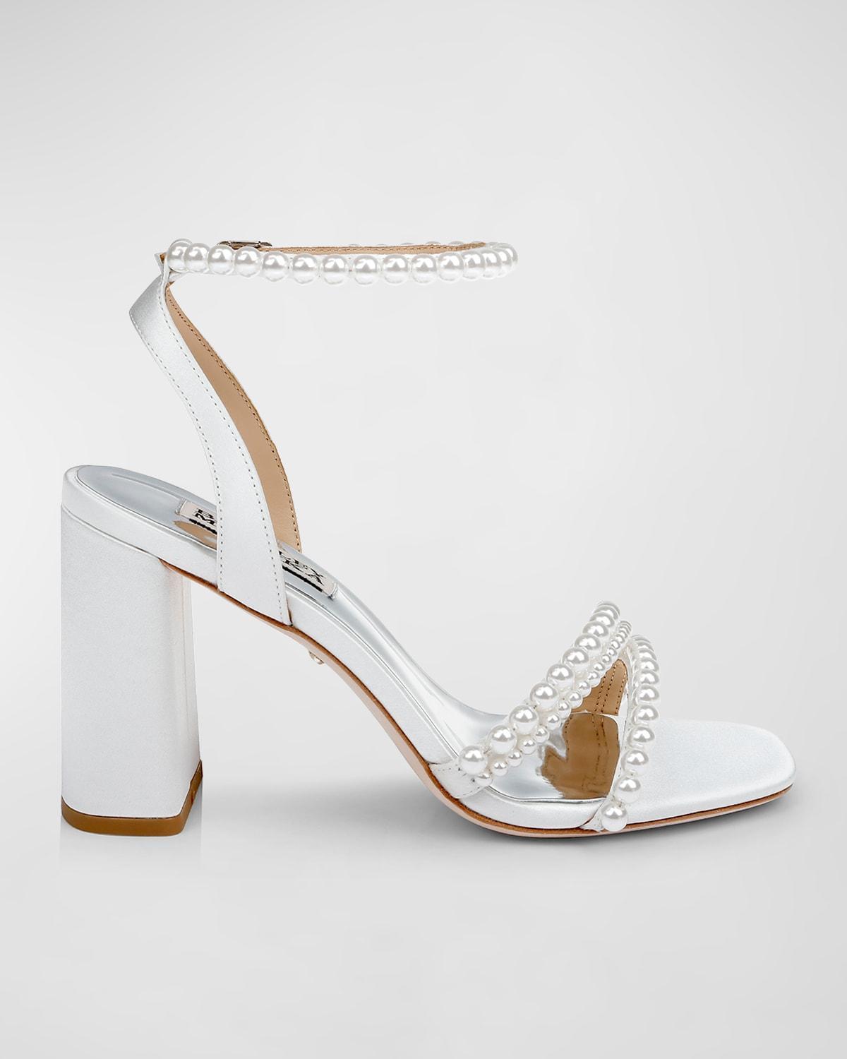 Badgley Mischka Womens Feisty Ankle Strap High Heel Sandals Product Image