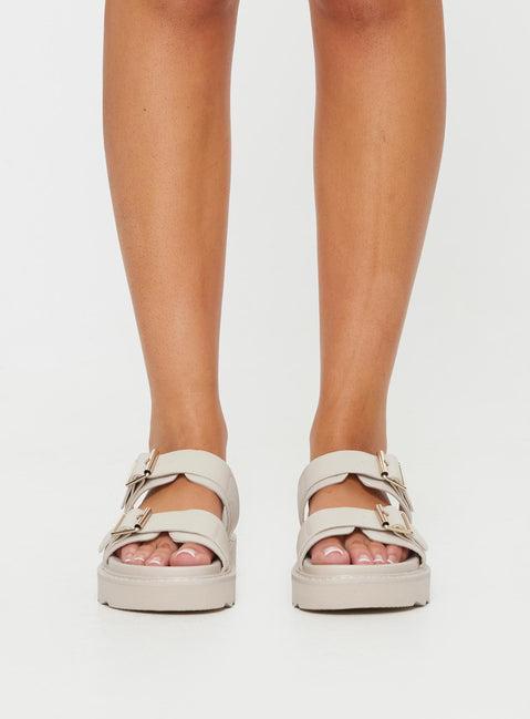 Ma Belle Sandals Cream Product Image