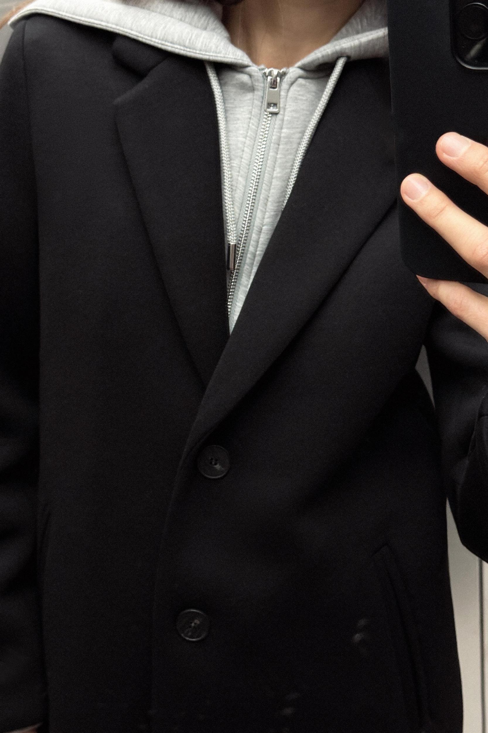 HOODED COMBINATION COAT Product Image