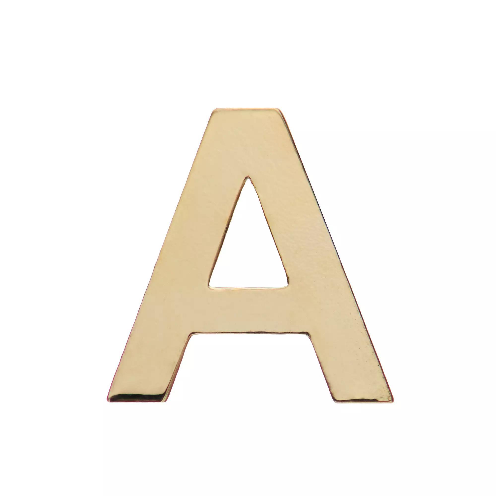 Au Naturale 14k Gold Initial Single Stud Earring, Women's Product Image
