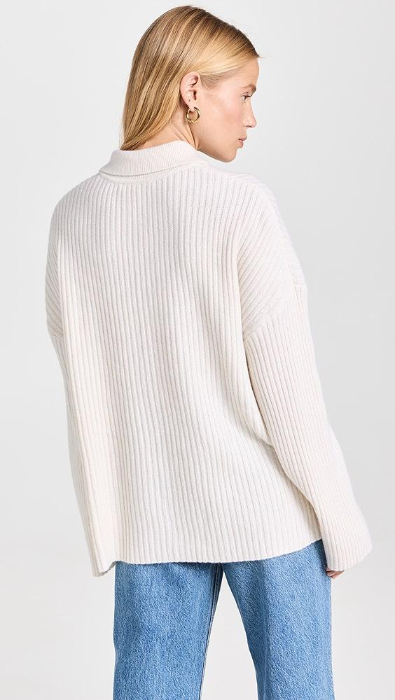 Reformation Fantino Cashmere Collared Cardigan | Shopbop Product Image