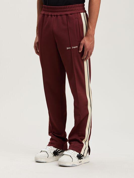 CLASSIC LOGO TRACK PANTS BURGUNDY - OFF Product Image