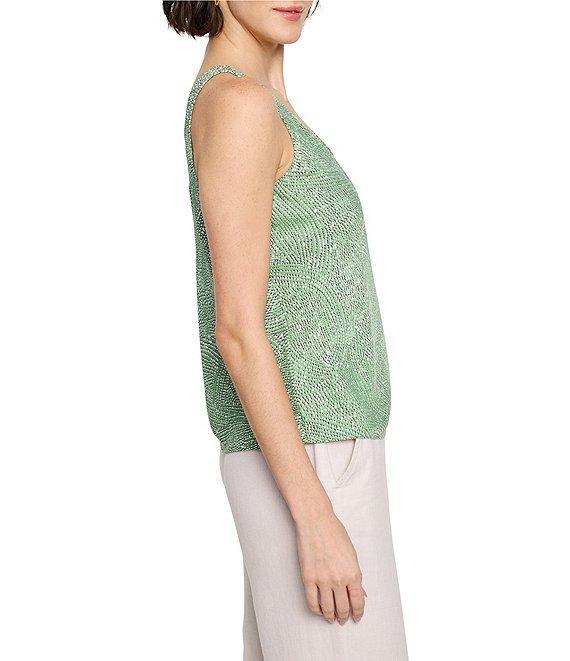 NIC + ZOE Swirling Sands Woven V-Neck Sleeveless Tank Product Image
