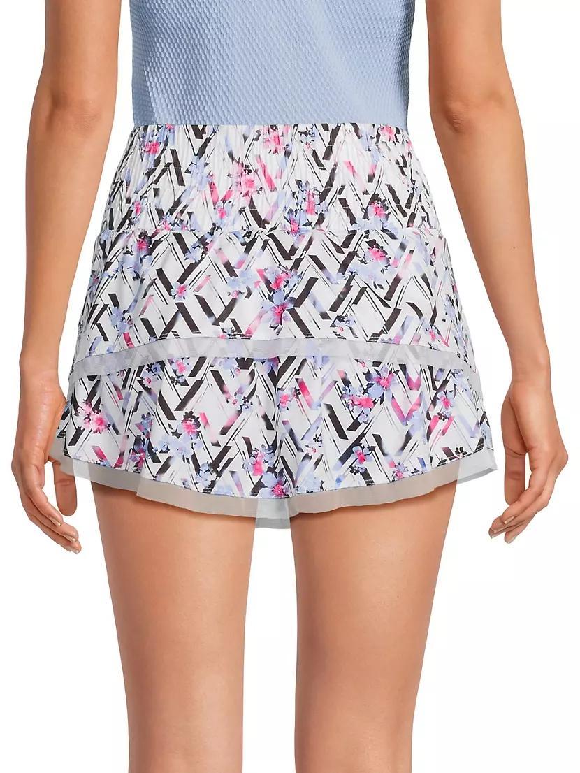 Got The Blues Wild Bloom Miniskirt Product Image