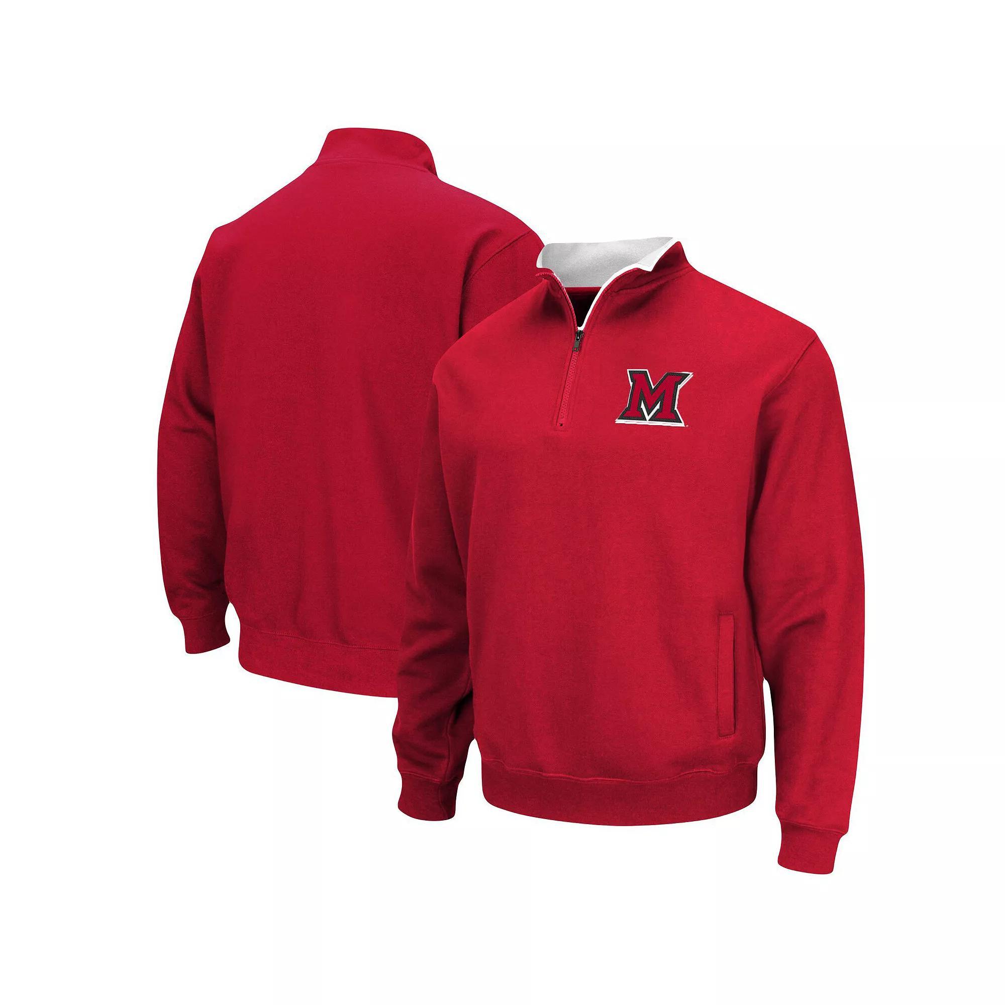 Men's Colosseum Royal Delaware Fightin' Blue Hens Tortugas Logo Quarter-Zip Pullover Jacket, Size: 2XL Product Image