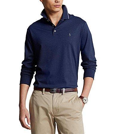 Polo Ralph Lauren Tipped Soft Touch Long Sleeve Polo Shirt Product Image