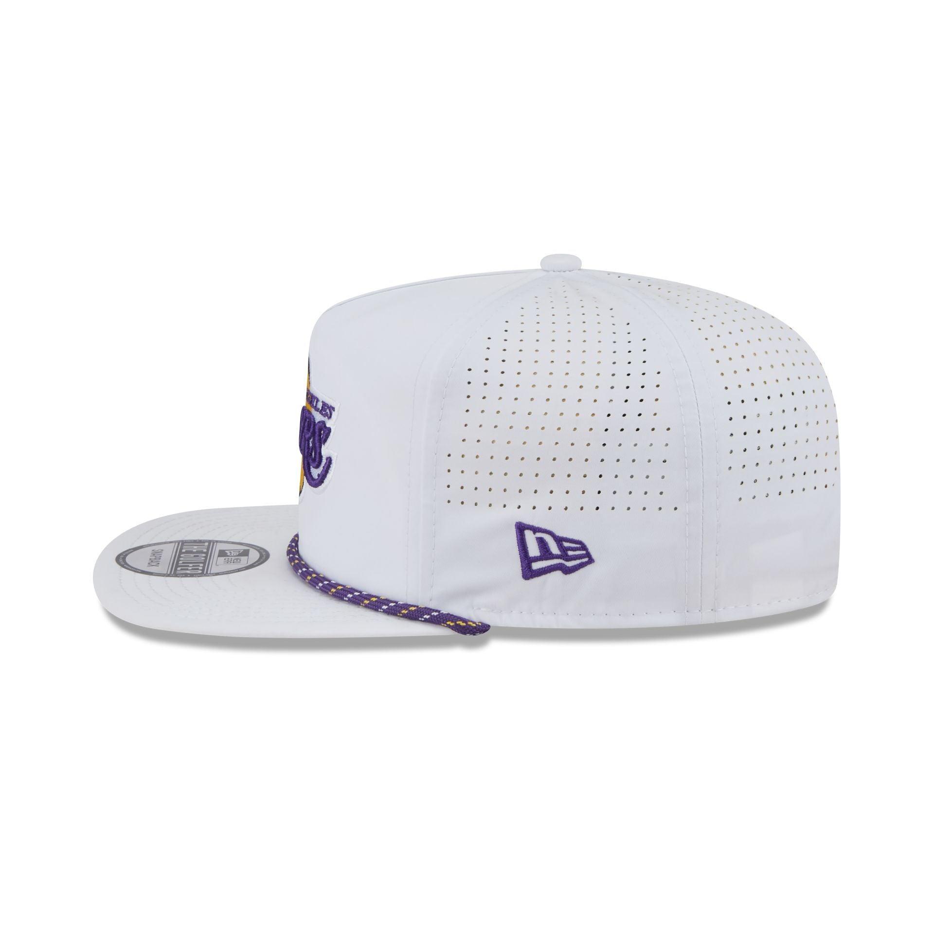 Los Angeles Lakers Optic White Performance Rope Golfer Hat Male Product Image