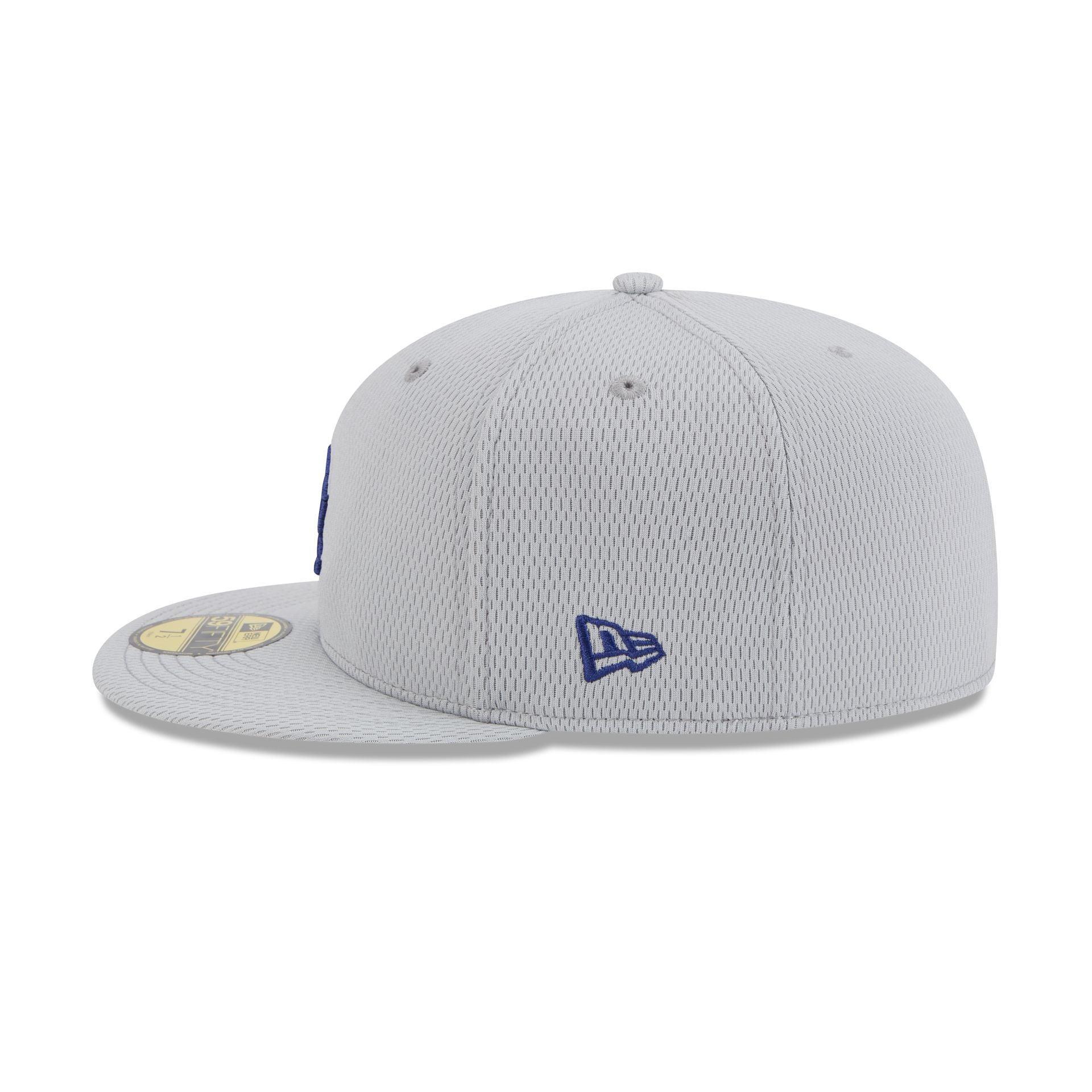 Los Angeles Dodgers 2025 Clubhouse Gray 59FIFTY Fitted Hat Male Product Image
