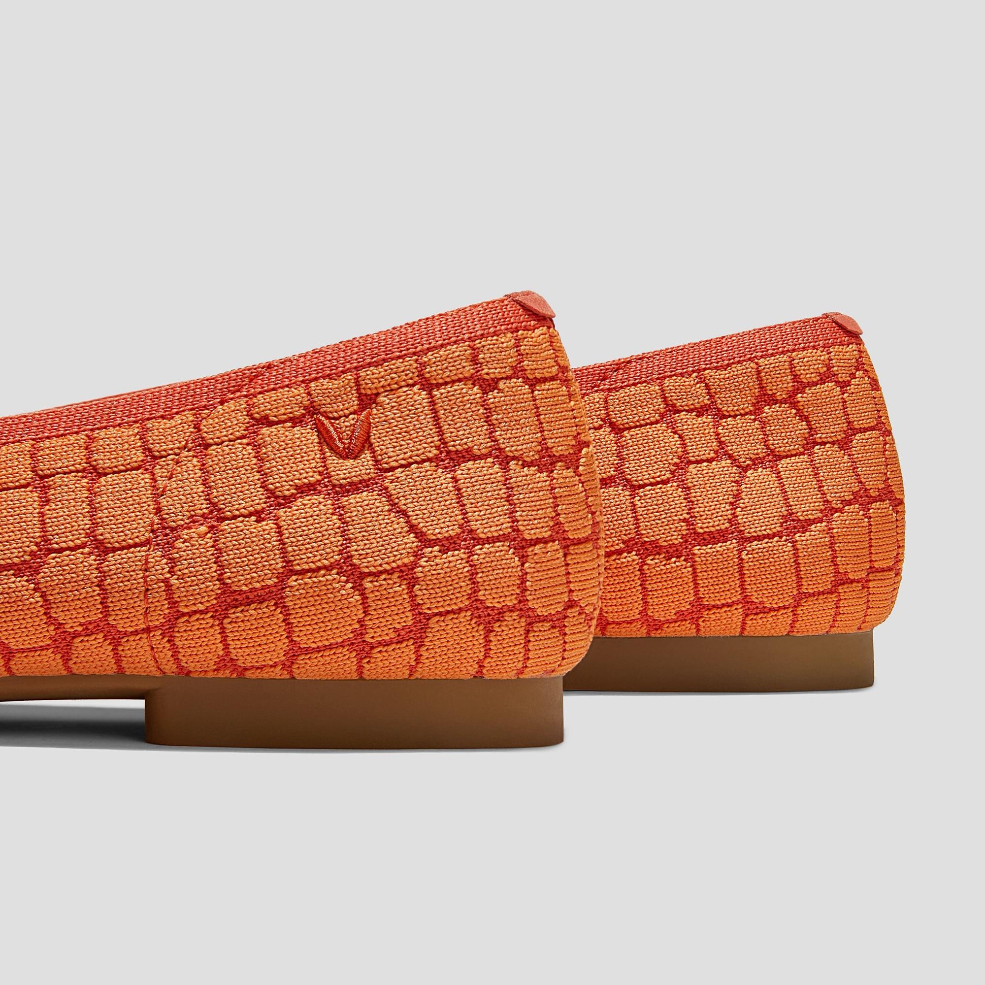 Square-Toe V-Cut Flats (Margot 2.0) Product Image