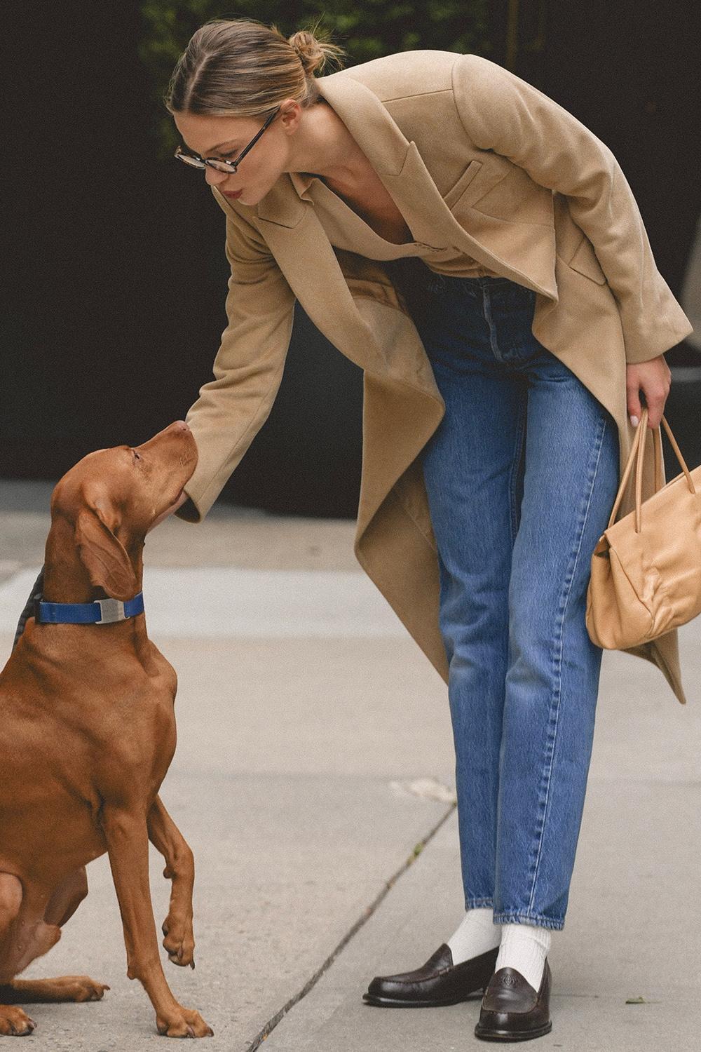 Remi Camel Single Breasted Long Coat Product Image