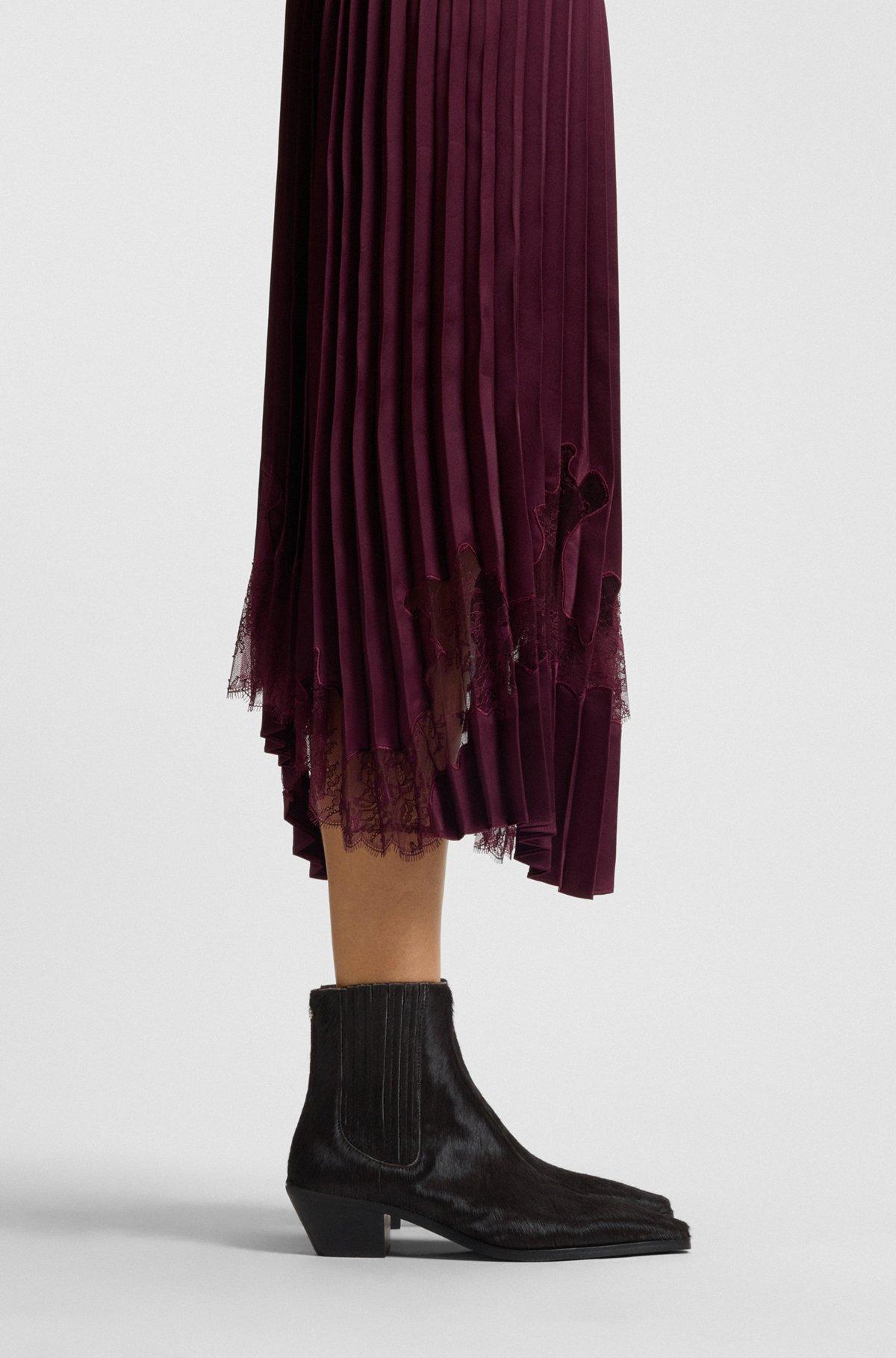 Ankle boots in pony-hair leather Product Image