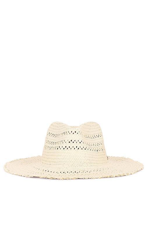 Womens Elle Perforated Straw Fedora Product Image