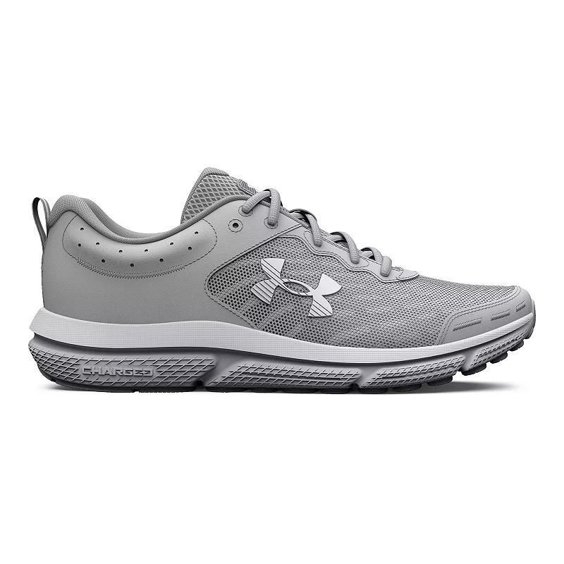 Under Armour Charged Assert 10 Men's Running Shoes, Size: 11, Mod Gray White Product Image