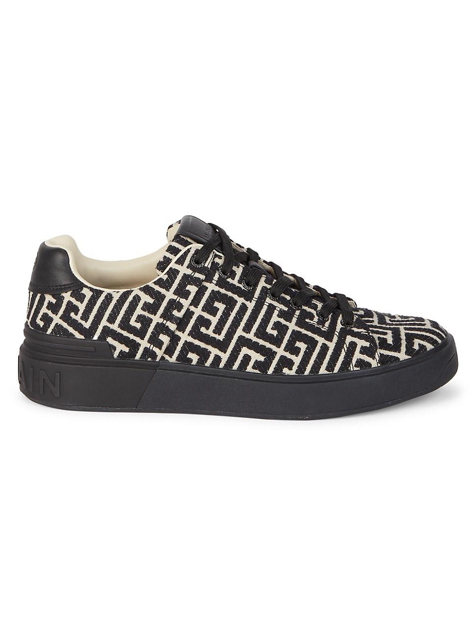 Mens B-Court Gradient Sole Leather Low-Top Sneakers Product Image