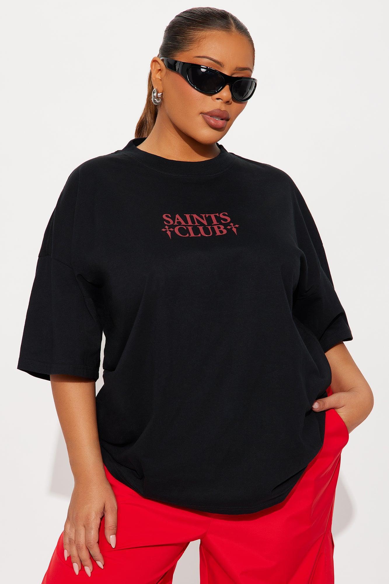 Saints Club Washed Tee - Black Product Image
