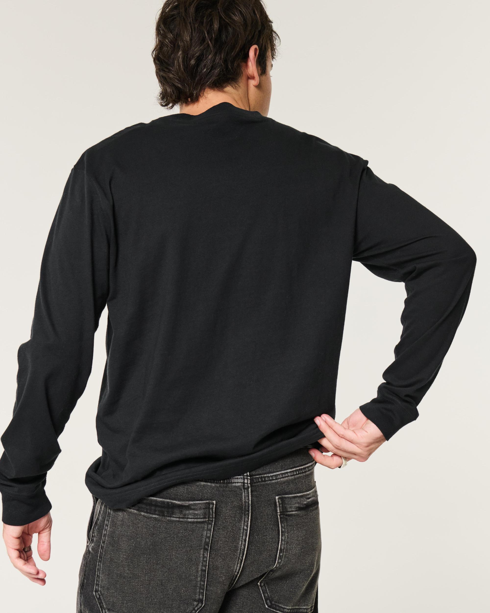Long-Sleeve Cotton Crew T-Shirt Product Image