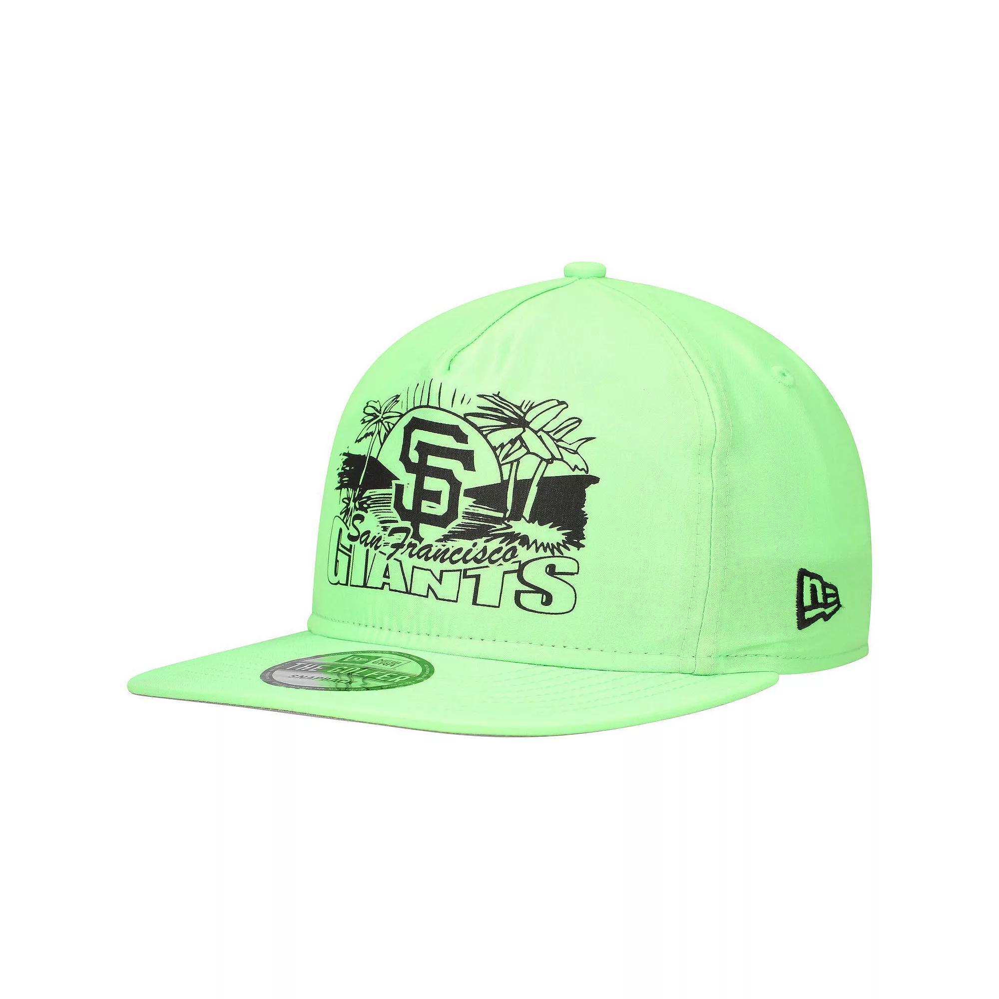 Men's New Era Green San Francisco Giants Neon Golfer Snapback Hat Product Image