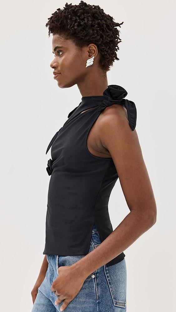 Coperni Asymmetric Flower Top | Shopbop Product Image