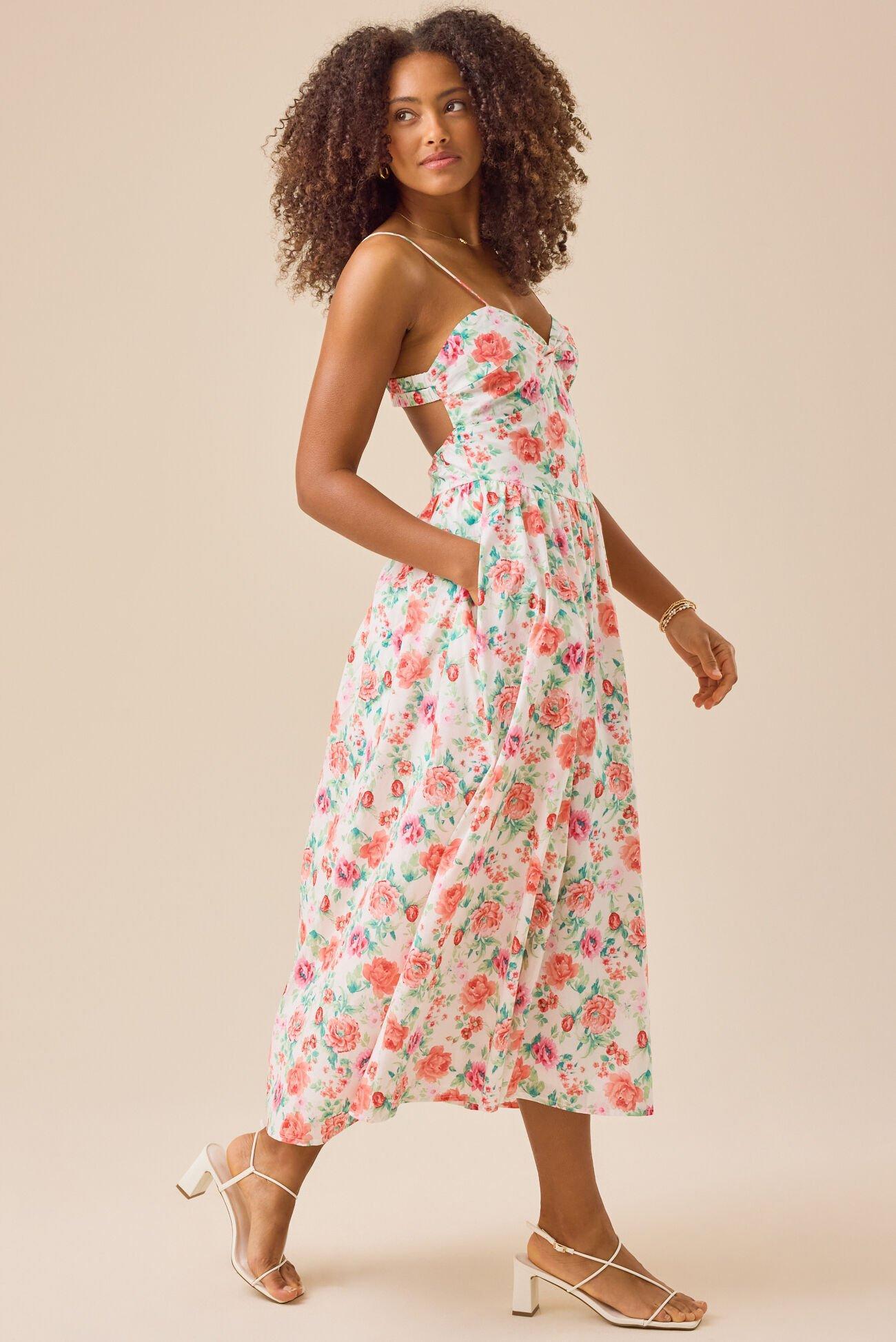Peggy Floral Maxi Dress Product Image