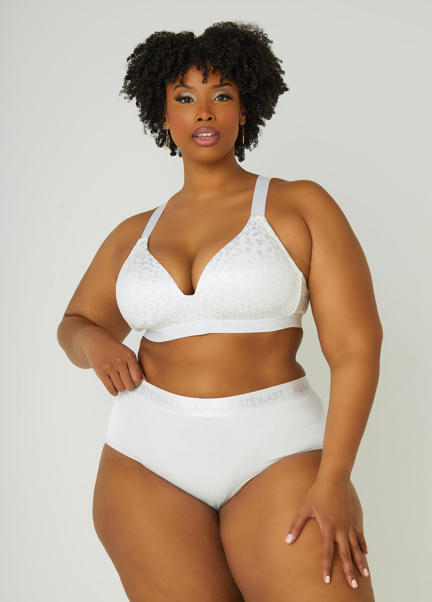 Wireless Leopard Jacquard Bra Product Image