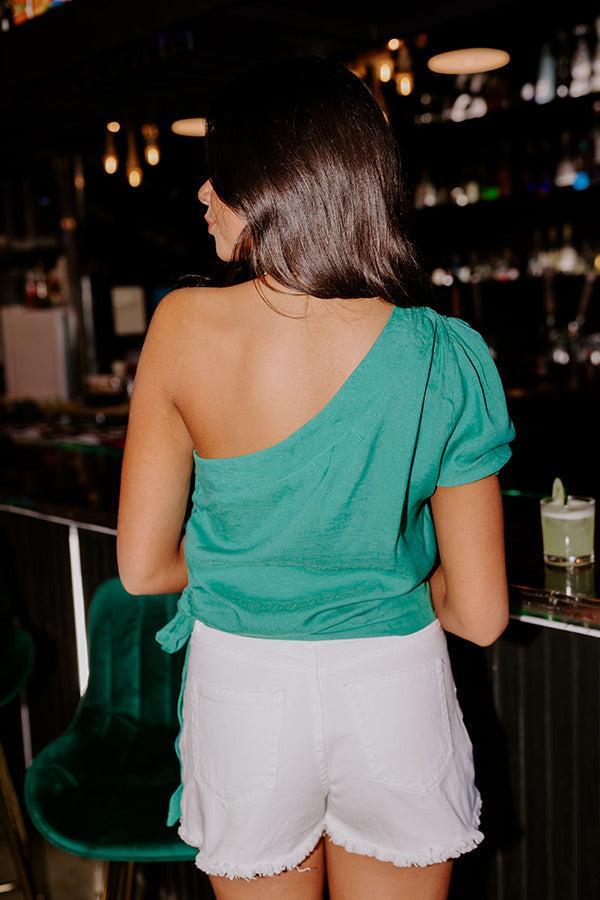 Casa On the Coast Top In Green Product Image