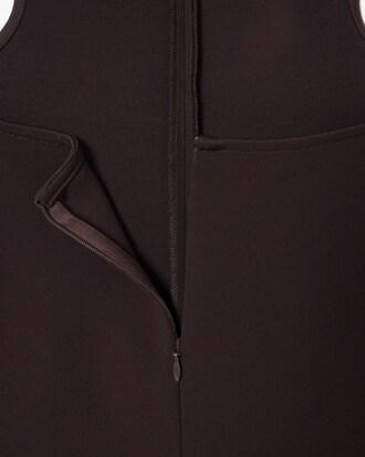 Runway Long Pleated Hooded Dress Product Image
